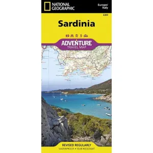 Sardinia Map [Italy] (National Geographic Adventure Map, 3309)