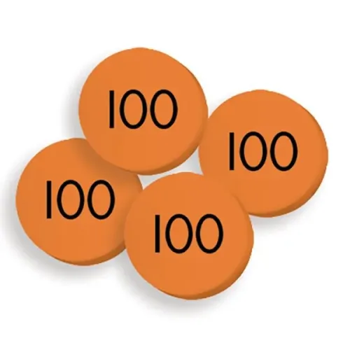 Sensational Math - 100 Hundreds Place Value Discs Set