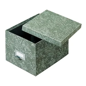 Globe-Weis/Pendaflex Fiberboard Index Card Storage Box, 6 x 9 Inches, Green (96 GRE)